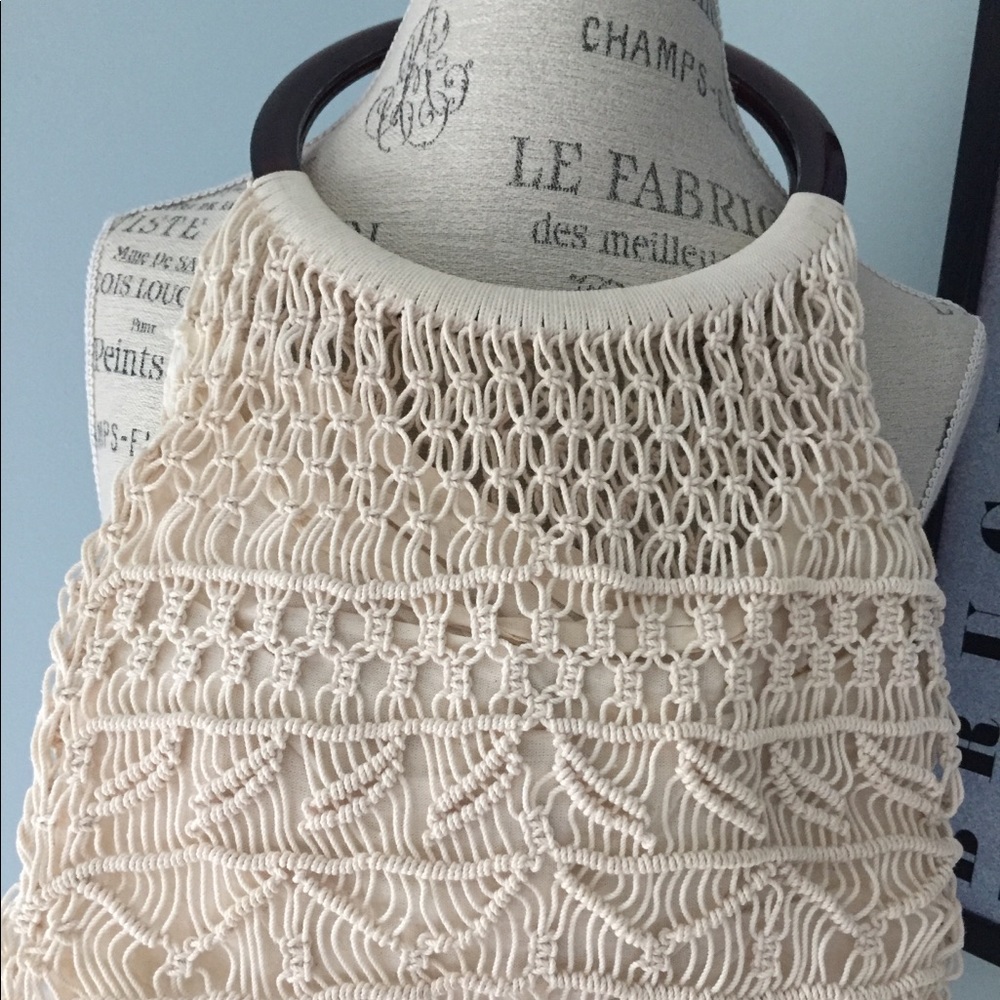 Macrame purse